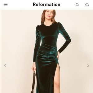 Reformation ruby dress
